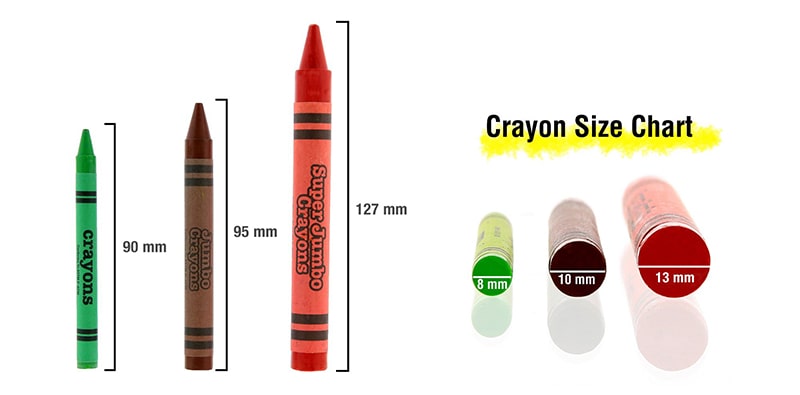 Double-Ended Super Jumbo Crayons Premium 12 Color - The CEO Creative