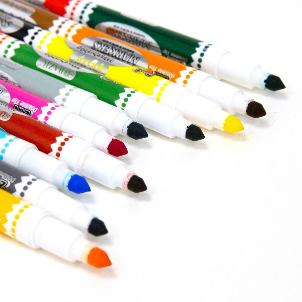 8 Double-Tip Washable Markers - The CEO Creative