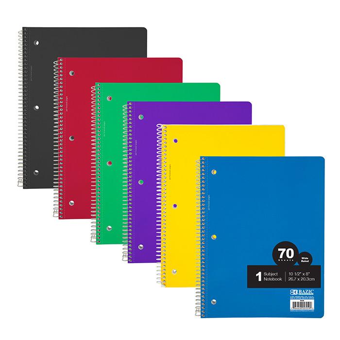 Five Star Wide-Ruled Composition Book (Assorted) - Crown Office Supplies