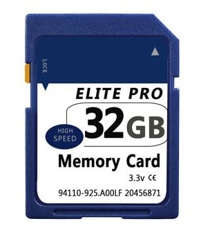 32G SD Memory Card Ultra SDHC UHS-I 90MB/s, C10, U1, Full HD