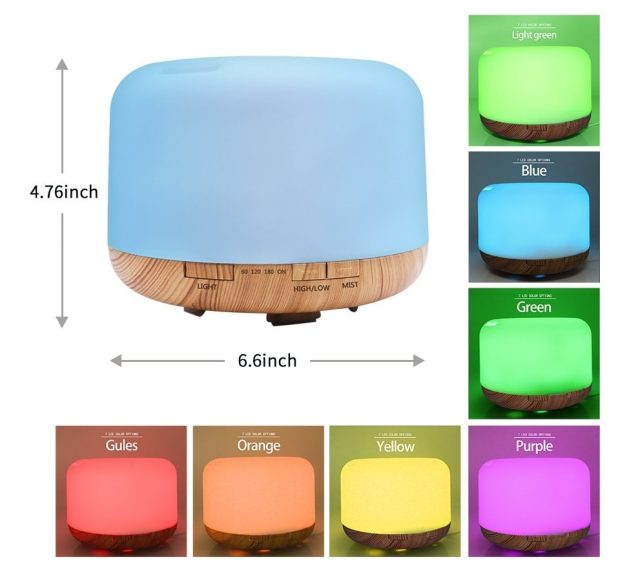 Color Changing Essential Oil Aromatherapy Diffuser With Remote - The ...