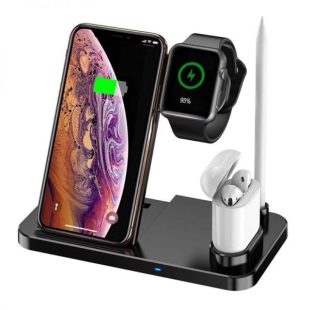 10W 4 IN 1 FAST WIRELESS CHARGING STATION