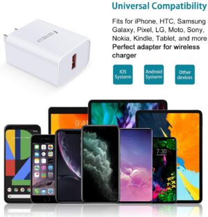 Quick Charge 3.0, 18W 3Amp USB Wall Charger