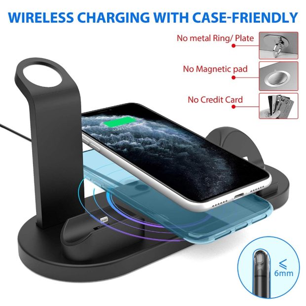 4 in 1 Wireless Charging with Fast Charger Stand - The CEO Creative