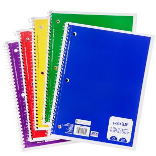 1-Subject Notebook, College Ruled, 70 Sheet