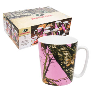 Mossy Oak 6 Piece Coffee Mug Set - Pink