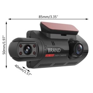 Micro Car Dash Cam - Smart Car DVR - Low Profile - HD - Day/Night REC  camera