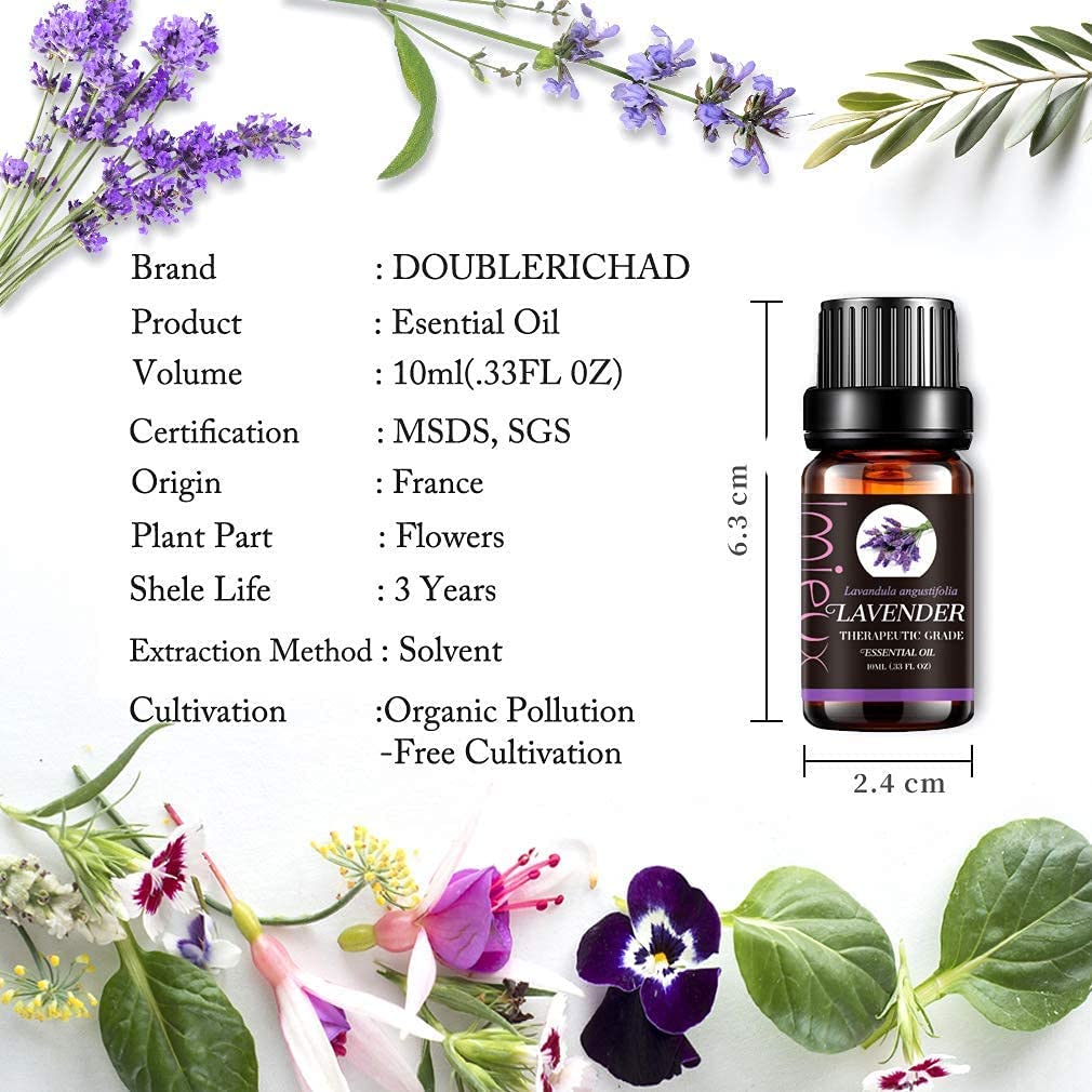 Flower Essential Oils Pack - 6 Bottles