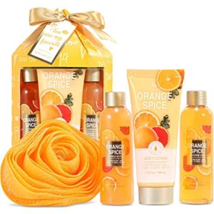 Body & Earth Orange Spice 4 Pieces Gifts Set