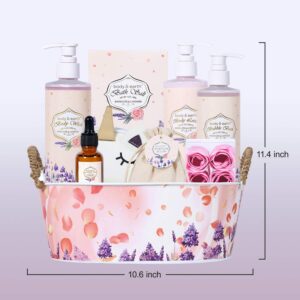 Body & Earth Rosewater & Lavender 10 Pieces Gifts Set
