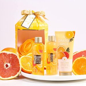 Body & Earth Orange Spice 4 Pieces Gifts Set