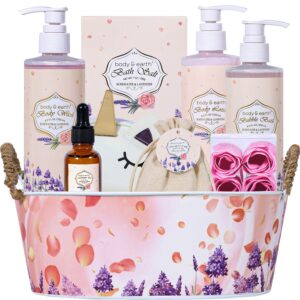 Body & Earth Rosewater & Lavender 10 Pieces Gifts Set
