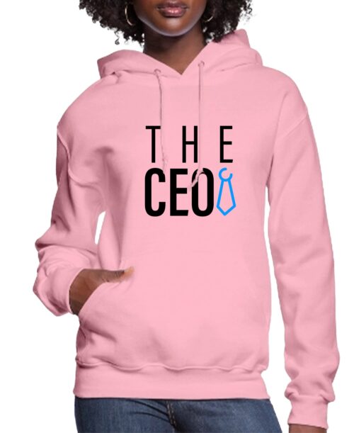 The CEO Women’s Hoodie Pink