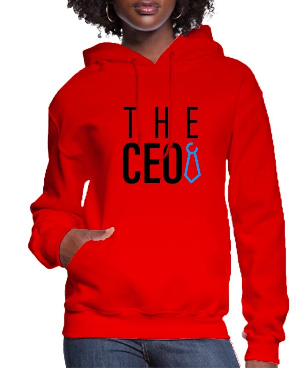 The CEO Women’s Hoodie Red