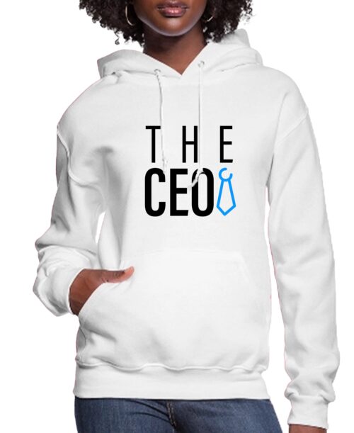The CEO Women’s Hoodie White