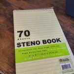 70 Ct. 6" X 9" Green Tint Gregg Ruled Steno Book photo review