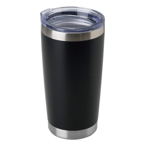 20 Ounce Blank Insulation Vacuum Sealed Tumbler Black