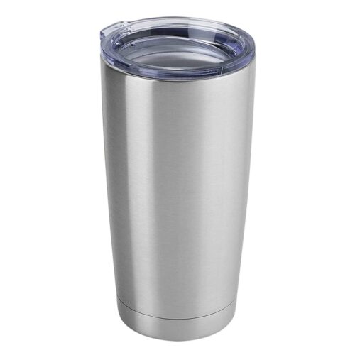 20 Ounce Blank Insulation Vacuum Sealed Tumbler Silver