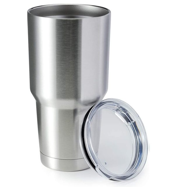 30 ounce Insulation Vacuum Sealed Tumbler Silver