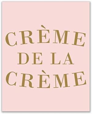 Inspirational Fashion Prints - Set of 6 (8x10) Pink and Gold Wall Art Quotes