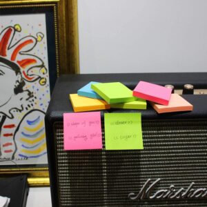 100 Ct. 3X 3 Fluorescent Stick On Notes (4/Shrink) – Sticky Notes