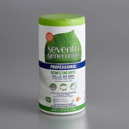70ct Seventh Generation Alcohol Disinfecting Wipes