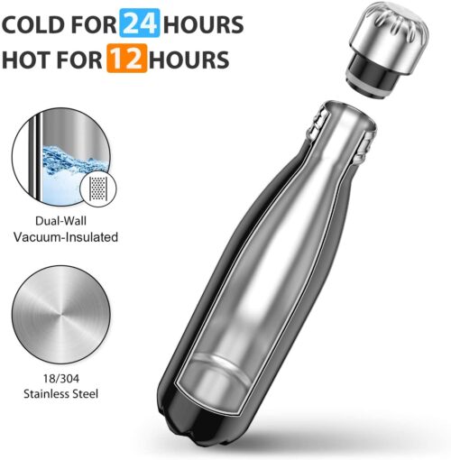 Water Bottle Keep Hot 12H and Cold 24H