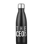 The CEO 17oz Stainless Steel Water Bottle Black