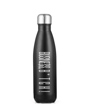 Busine$$ B*tch! 17oz Stainless Steel Water Bottle Black