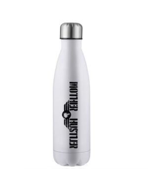 Mother Hustler 17oz Stainless Steel Water Bottle Triple-Insulated White