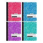 Composition Book Assorted Color Marble W/R 80 Ct.
