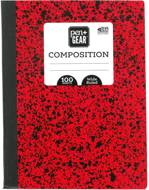 Pen + Gear Composition Book, 100 Pages