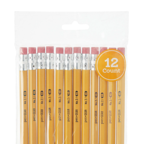 Pen+Gear No. 2 Wood Pencils, 12 Count