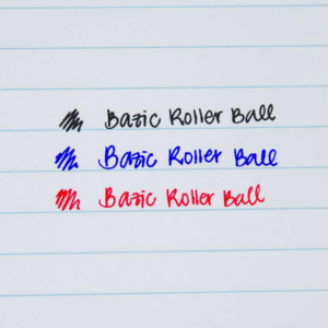 York Assorted Color Rollerball Pen w/ Grip (3/Pack)