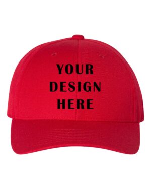 Embroidery Custom Baseball Cap Red