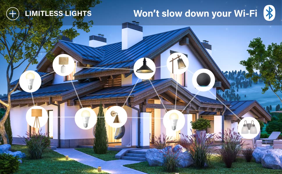 LED Smart Light Bulbs, Works with Alexa