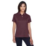 Devon & Jones Ladies' Pima-Tech™ Jet Piqué Heather Polo