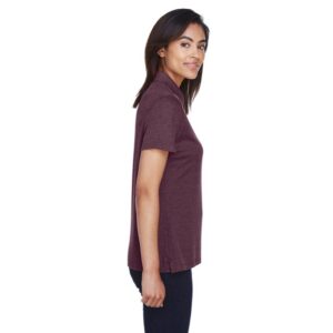 Devon & Jones Ladies' Pima-Tech™ Jet Piqué Heather Polo