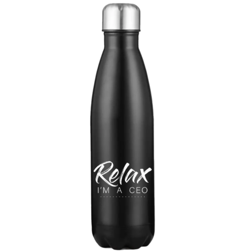 Relax Im A CEO17oz Stainless Steel Water Bottle