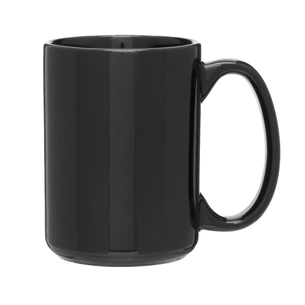 Black Ceramic Mug 15oz