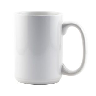 White Ceramic Mug 15oz