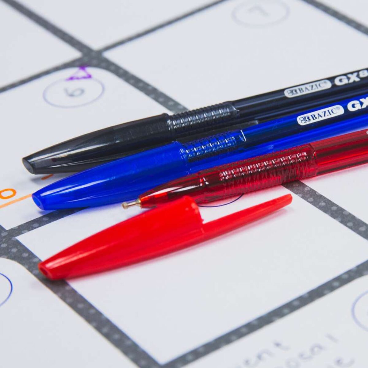 10 Pure Neon Color Stick Pen - The CEO Creative