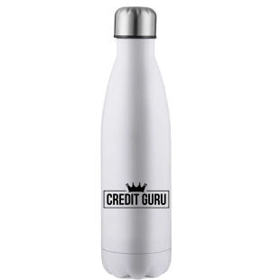 Credit Guru Crown 17oz Stainless Steel Water Bottle