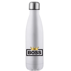 Boss Crown 17oz Stainless Steel Water Bottle