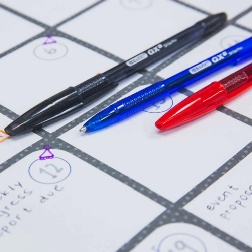 GX-8 Black Oil-Gel Ink Pen (6/Pack)