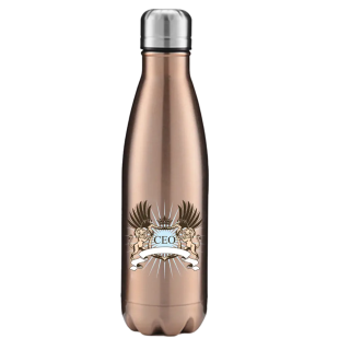 CEO Lion Crest 17oz Stainless Steel Water Bottle