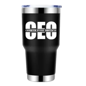 Conquer Every Obstacle Ceo 30oz Insulated Vacuum Sealed Tumbler