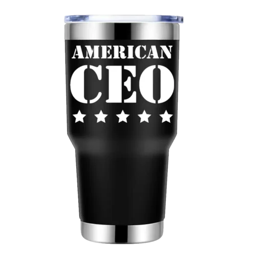 Fiva Star American CEO 30oz Insulated Vacuum Sealed Tumbler
