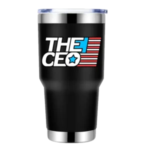 American Flag The CEO 30oz Insulated Vacuum Sealed Tumbler