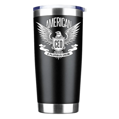 American CEO Patriotic Eagle 20oz Insulated Vacuum Sealed Tumbler